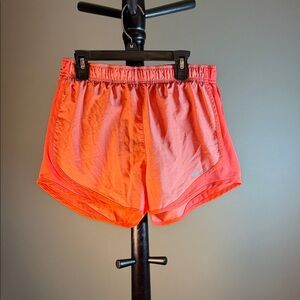 Nike Women’s Coral/Orange Athletic Running Shorts